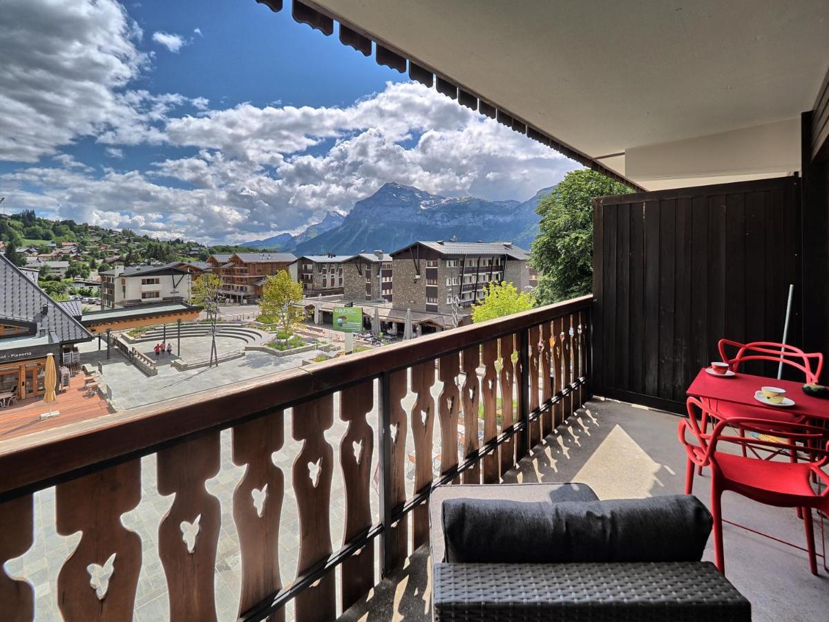 Vintage Chic -Central, Wifi, Mountain View Les Carroz-d'Araches Exterior foto